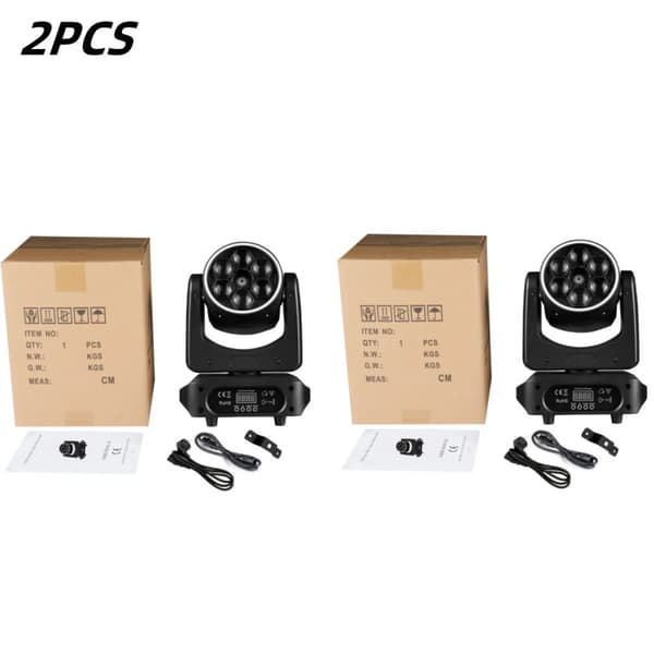 150W Mini BEE EYE LED Moving Head Light, RGBW 4i1 Farveblanding, 16 DMX Kanaler,Rød & Grøn & Blå, EU-stik