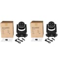 Miniatyrbillede 1 af 2: 150W Mini BEE EYE LED Moving Head Light, RGBW 4i1 Farveblanding, 16 DMX Kanaler,Rød & Grøn & Blå, EU-stik