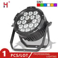 Pikkukuva 2 / 2: Vesitiivis LED Par -valaisin, 18X18W RGBWA+UV, DMX512-ohjaus,Eu plug in Finnish is "Eu-plugi", IP65 6-1-1