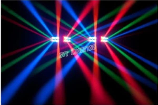 DMX Stage Moving Head Light, 80W Effekt, RGBW LED, Professionel DJ Brug