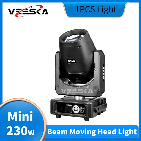Mini Beam Sharpy Lys, 230W Effekt, 14 Farvemuligheder,1 Lys