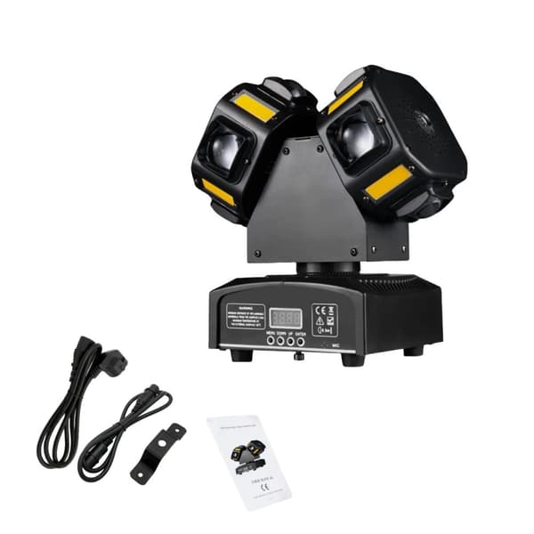 Moving Head Light, 150W effekt, 8x15W RGBW LED'er,1 stk, EU stik
