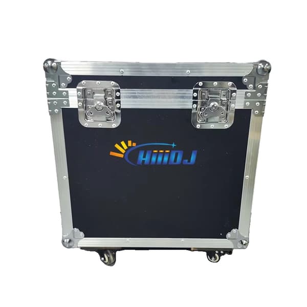 Rörlig huvudbelysning, 19 RGBW LED-perlor, DMX512-kontroll,Endast 1 flygväska, 19x40w