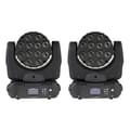 Miniatyrbillede 1 af 2: LED Moving Head Wash Lights, 12x12W RGBW, DMX 512 Kontrol,2STK 12x12w, EU-stik