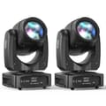 Miniatyrbillede 2 af 2: LED Moving Head Scene Lygter, 100W Effekt, 18 Kanaler DMX 512,ZQ02255, EU-stik