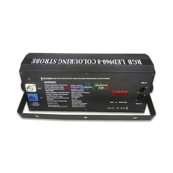 280W DMX Scenljus, 8+8 Segment, 32bit Dämpning, Röststyrning