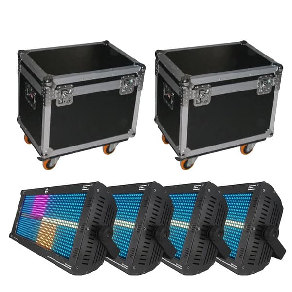 280W DMX Scenljus, 8+8 Segment, 32bit Dämpning, Röststyrning
