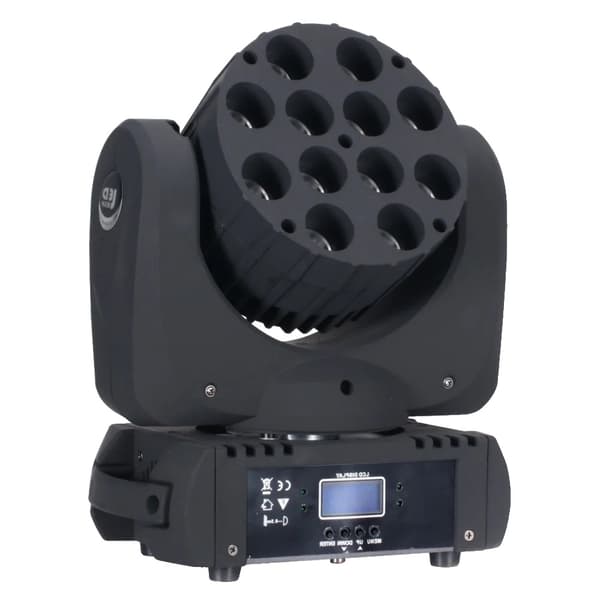 12X12W LED Liikkuva Päävalaisin, 144W Teho, Korkea Valovirta,Eu plug in Finnish is "Eu-plugi", 1 kpl hinta