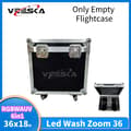 Miniatyrbillede 2 af 2: LED Moving Head Wash Light, 36x18W RGBWAUV, DMX Kontrol,1 tom kasse 2i1, 6 i 1