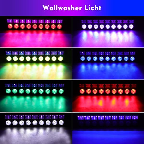 Yiflamefly Vægbelysning, 60W Effekt, DMX Kontrol,EU stik