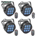 Miniatyrbillede 1 af 2: RGBW Scene Belysning, 54W Effekt, 9 LED'er,4PCS, EU stik