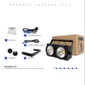 Pikkukuva 2 / 2: LED-lavavalaistus, 200W teho, 6/10 kanavan ohjaus,EU-plugi, WCW