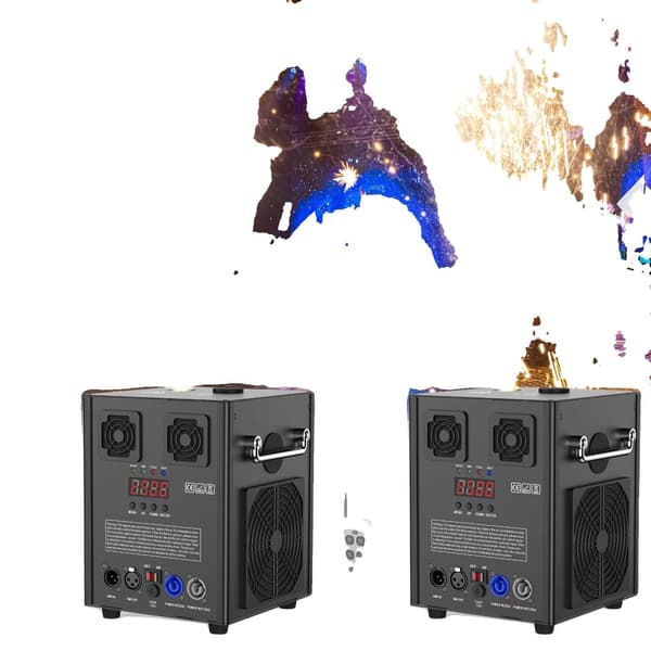 Pyroteknisk Maskine, 700W Effekt, DMX512 Kontrol,EU stik, ZQ16047-2Pcs