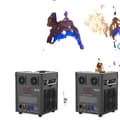 Miniatyrbillede 1 af 2: Pyroteknisk Maskine, 700W Effekt, DMX512 Kontrol,EU stik, ZQ16047-2Pcs