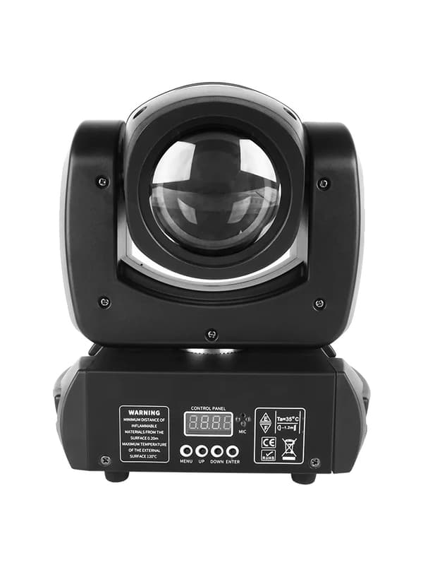 LED Moving Head Light, 100W Effekt, 8 Farvehjul,1STK, EU-stik
