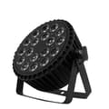Pikkukuva 1 / 2: LED Par-valot, 18x12W tai 18x18W, RGBW tai RGBWA+UV,Tasainen RGBWAUV, Eu plug in Finnish is "Eu-plugi".