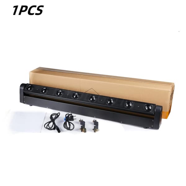 LED Scenljus Bar, 150W Effekt, 8x12W RGBW 4IN1,Eu plugg, 1ST LED-BAR