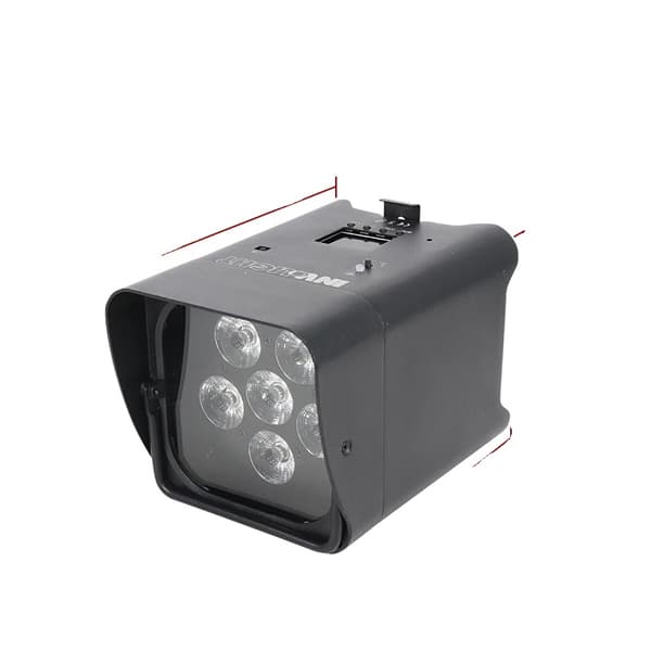 6x18w Scenljus, DMX-kontroll, Luminös flöde 60-249,6x18w svart, Eu plugg