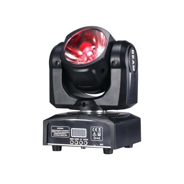 RGBW Rörlig Huvudscenljus, 60W Osram LED-lampor, DMX512 Kontroll,EU-plugg, 1st 60w
