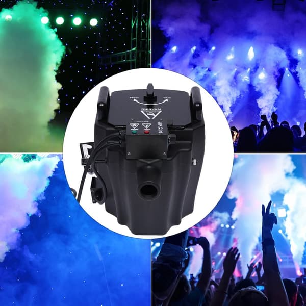Tågemaskine, 3500W effekt, bred røgdækning, sikker drift