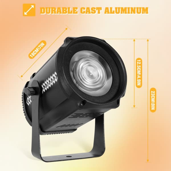 100W Mini Palm Light, Valkoinen + Lämmin Valkoinen, 60° Valoisuuskulma,EU-pistoke