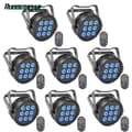 Miniatyrbillede 2 af 2: RGBW Scene Belysning, 54W Effekt, 9 LED'er,8PCS, EU stik
