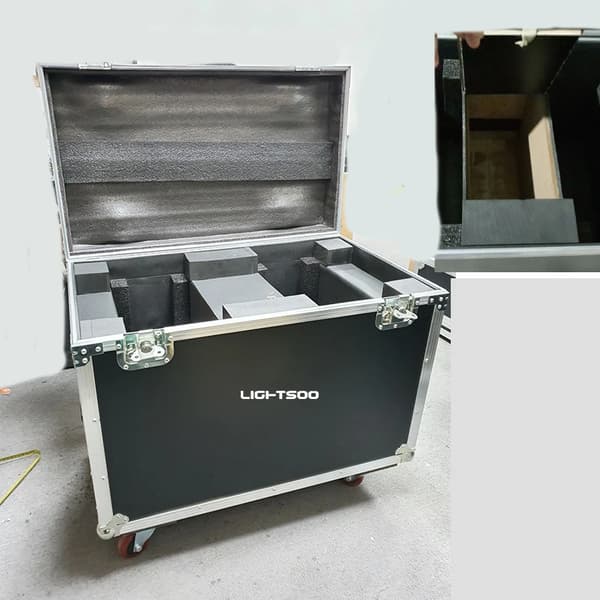 Bevægelseshoved LED Scene Lys, 19 stk. 4-i-1 Høj Lysstyrke Perler, DMX512 Kontrol,Kun 1 Flightcase