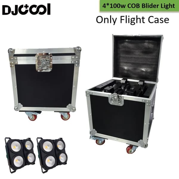 400W LED Blinder Lys, Justerbare Farvemuligheder, Høj Luminøs Flux,1 Flightcase