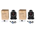 Miniatyrbillede 1 af 2: 150W Mini LED Moving Head Lygter, 8 Farver, 18 Rotating Prisme,2 STK, EU stik