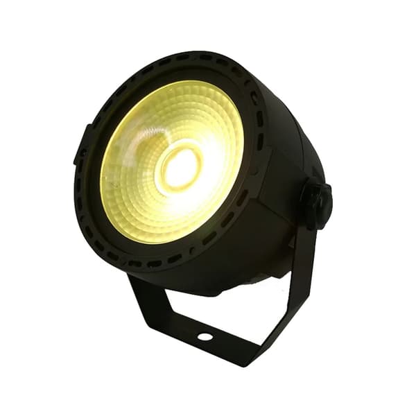 LED Par COB Scene Lys, 30W RGB 3i1, 7 DMX Kanaler, Mekanisk Dæmper,3i1 30W COB Par, EU stik