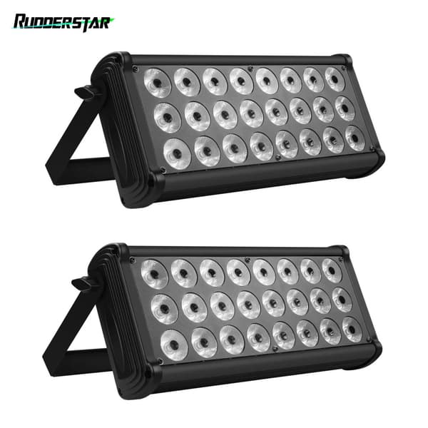 RGBW LED Scene Belysning Projektor, DMX Kontrol, 4500lm Lysstyrke,EU stik, 2PCS