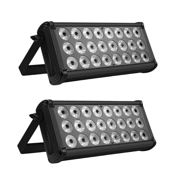 RGBW LED Scene Belysning Projektor, DMX Kontrol, 4500lm Lysstyrke,EU stik, 2PCS