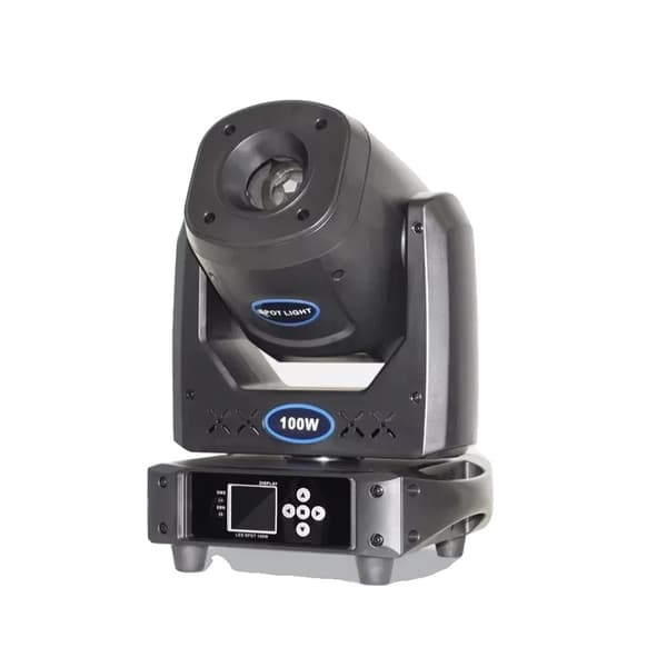 LED Moving Head Lygter, 60W / 100W Effekt, Justerbare Strålevinkler,1 stk G100, EU-stik