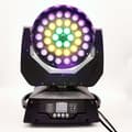 Pikkukuva 2 / 2: LED-liikkuva päävalo, RGBWA UV-säde, pesu zoomaus,EU Plug, 36x18W  Säteilypesuri