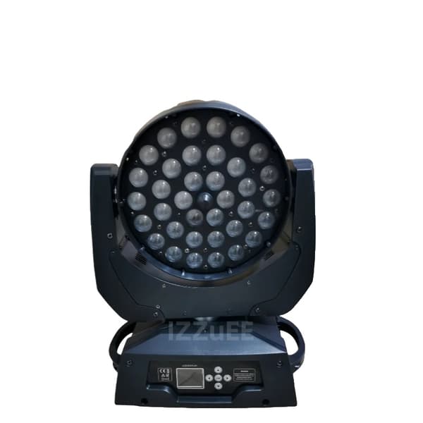 Moving Head Light, 36x18W RGBWAUV, 450W Effekt,Rgbw 4i1, 1 Lys