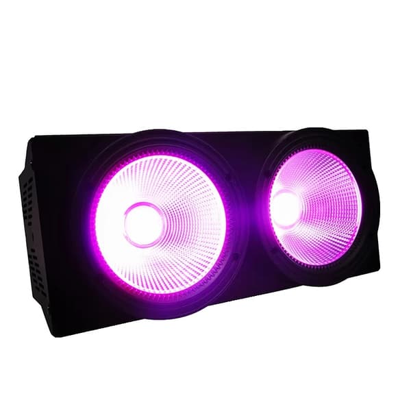 LED Blinder Lys, 200w, Kold og Varm Hvid Farve,EU stik, LED RGBWA UV