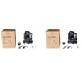 Miniatyrbild 1 av 2: LED Moving Head-ljus, 75W Super Bright, 3 Prism Gobo-stråle,EU-kontakt, 2st