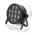 Miniatyrbillede 2 af 2: Scene Lys, 12x10W RGBW, Selvstændig, 50000 Timer LED Liv,sort