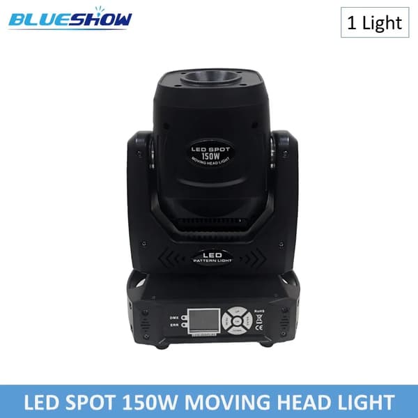 LED Rörligt Huvudljus, 150W Effektförbrukning, 540° Pan, 270° Tilt,1 ljus