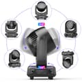 Miniatyrbillede 2 af 4: LED Moving Head Light, Høj Lysstyrke 15W RGBW, Fleksibel Zoomfunktion,1STK, EU stik