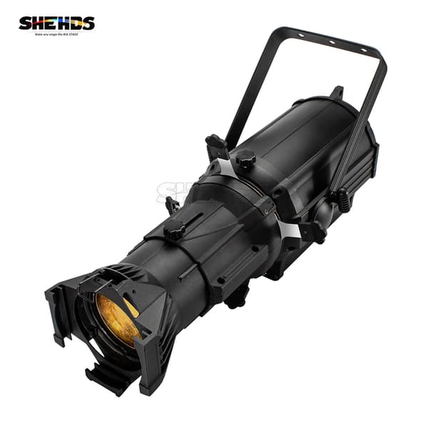 LED Scene Lys, 250W RGBW & Varm Kold Hvid, DMX Kontrol, 15-55° Zoom Stråle,EU stik, LEKO WCW