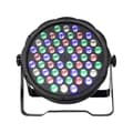 Miniatyrbillede 1 af 2: LED Flat Par Lys, 54 x 3W RGBW, 7 DMX Kanaler, 60W Strømforbrug,54x3W LED RGBW, EU stik