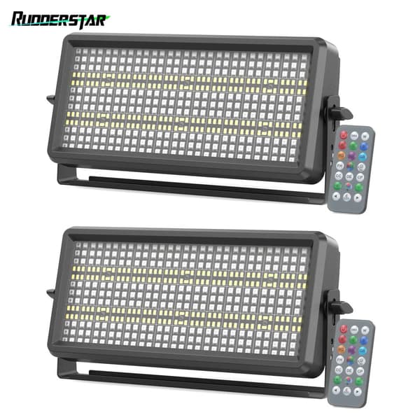 RGBW LED Scene Lys, 120W Effekt, Flere Kontrolmuligheder,2PCS, EU stik