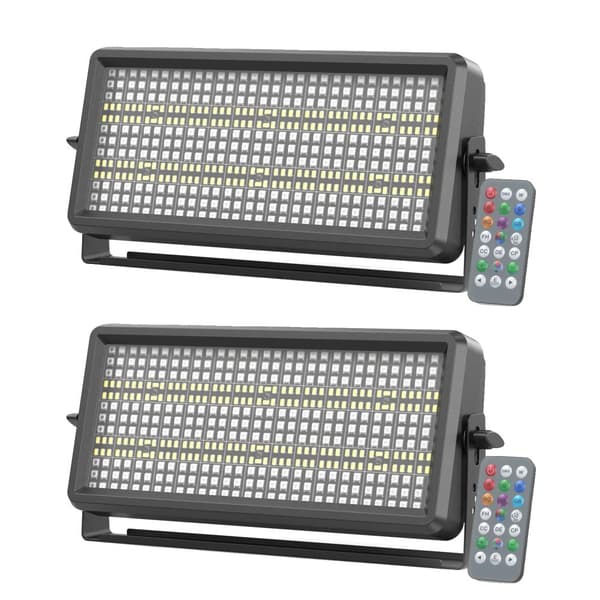 RGBW LED Scene Lys, 120W Effekt, Flere Kontrolmuligheder,2PCS, EU stik