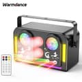 Miniatyrbild 2 av 2: RGB LED Scenelys, 7-i-1 Effekter, Justerbar Hastighet & Känslighet,EU-plugg, svart