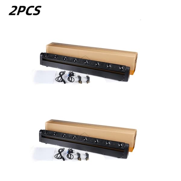 LED-stång, RGBW 4in1-stråle, DMX512-styrning,EU-plugg, 2PCS LED BAR