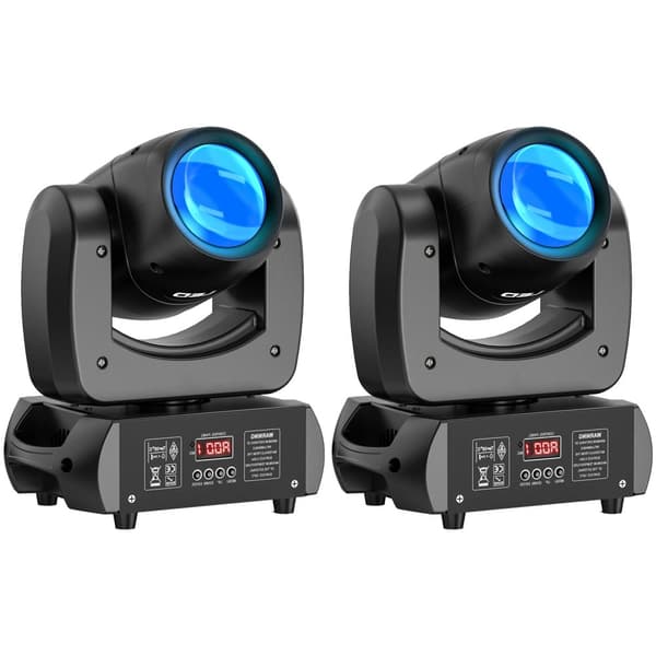 Scene Lys, 100W Effekt, DMX Kontrol, Bred Anvendelse,ZQ02236-2Pcs, EU stik