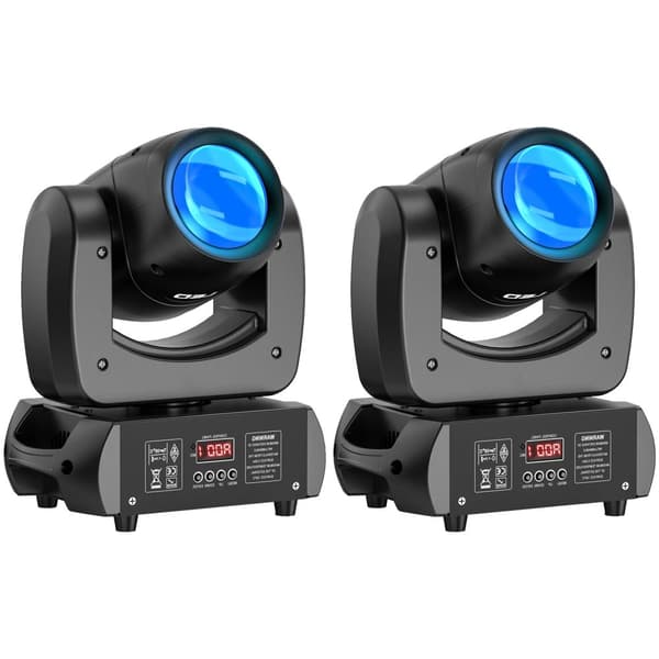 Scene Lys, 100W Effekt, DMX Kontrol, Bred Anvendelse,ZQ02236-2Pcs, EU stik
