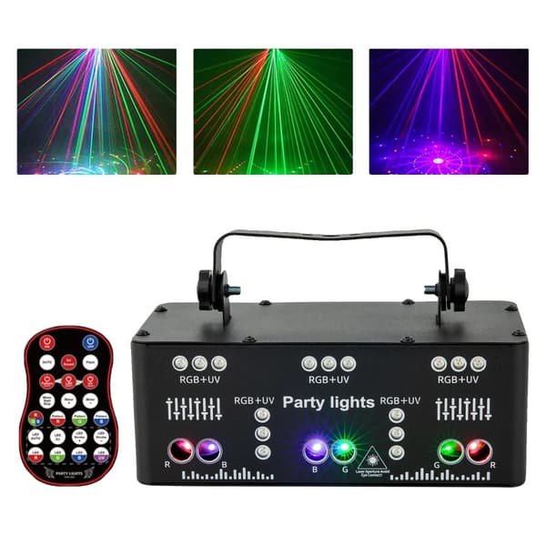 DJ Festlys, RGB LED, Justerbar Vinkel