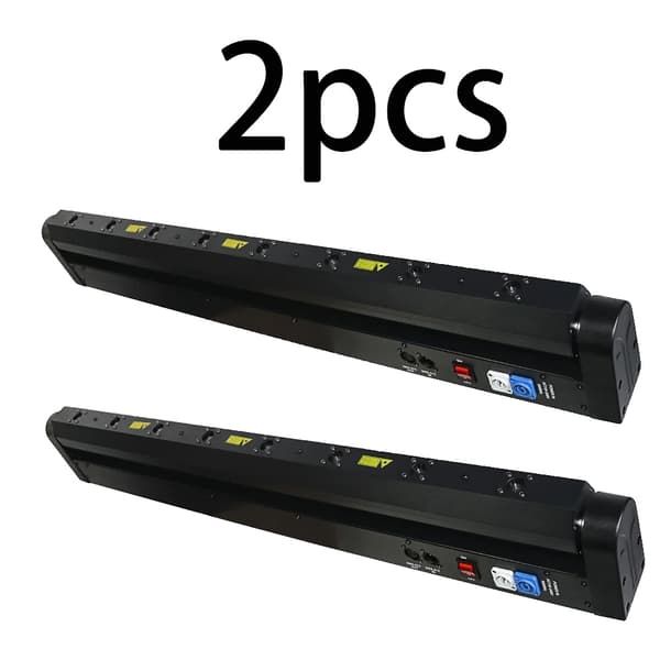 Stråle Laser Projektor Lys, 8 Øjne, DMX512 Kontrol, Indendørs Brug,2PCS, EU stik